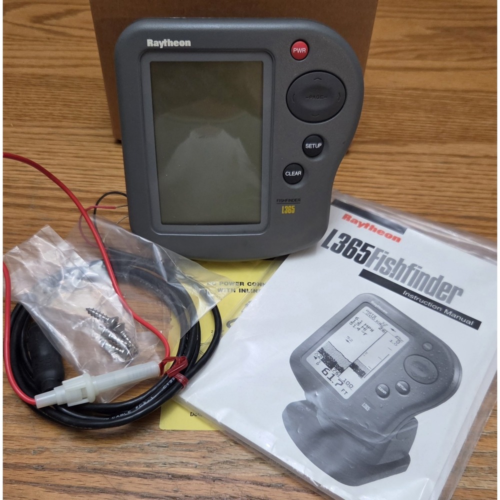 Raytheon Raymarine L365 Fishfinder TESTED WORKS